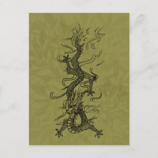 Drache Postkarte