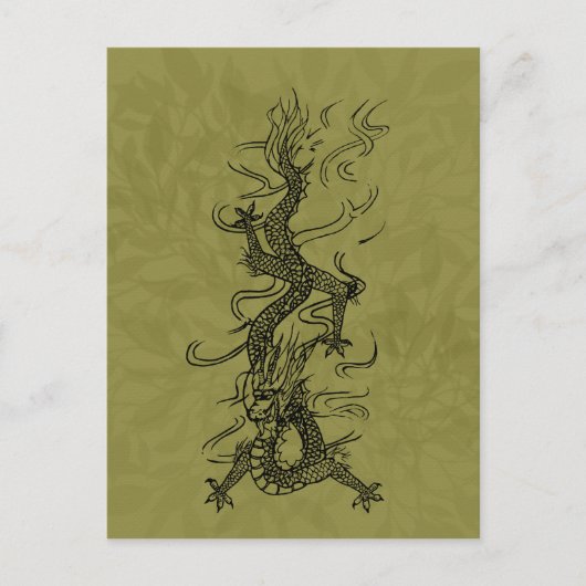 Drache Postkarte (Vorderseite)
