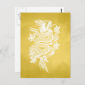 Drache Postkarte (Vorne/Hinten)