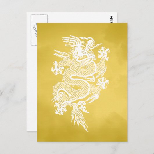 Drache Postkarte (Vorne/Hinten)