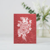Drache Postkarte (Stehend Vorderseite)