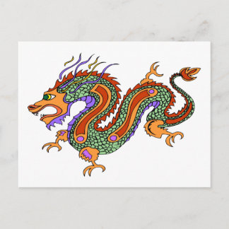 Drache Postkarte