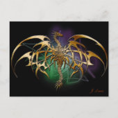 Drache Postkarte (Vorderseite)