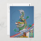 Drache Postkarte (Vorne/Hinten)