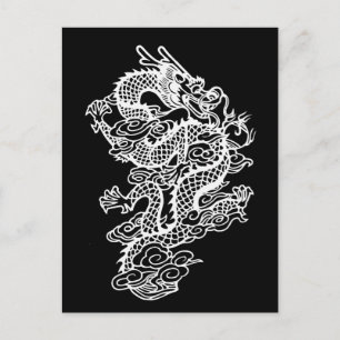 Drache Postkarte