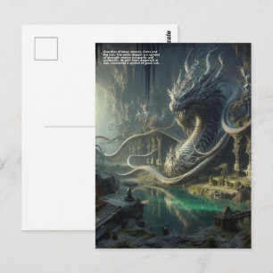 Drache Postkarte