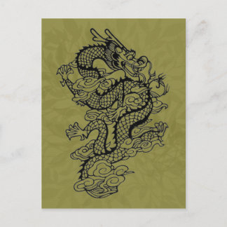 Drache Postkarte