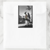 Drache Quadratischer Aufkleber (Tasche)