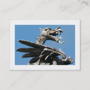 Drache, Rathaus, Cardiff (Bordert) Visitenkarte
