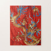 Drache Rätsel Puzzle (Vertikal)