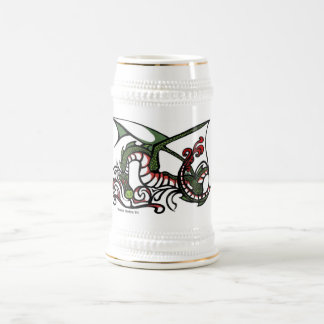 Drache-Rauch Stein Bierglas
