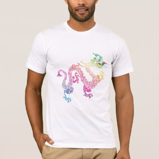 Drache-Regenbogen T-Shirt
