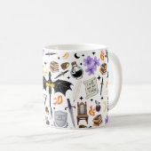 Drache Reitend Viertes Flügel Buchliebend Tasse (VorderseiteRechts)