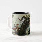 Drache-Reiter, Tasse (Vorderseite Links)