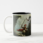 Drache-Reiter, Tasse (Links)