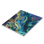 Drache-Reiter und Zauberer Fliese (Seite)