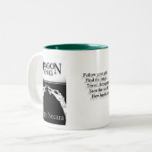 Drache-Ring-Tasse Zweifarbige Tasse (Vorderseite Links)
