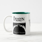Drache-Ring-Tasse Zweifarbige Tasse (Links)