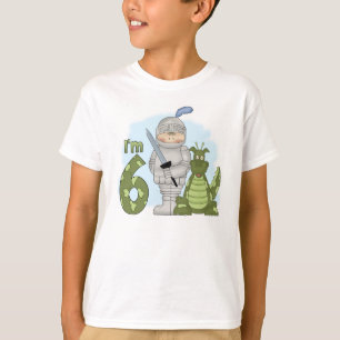 Drache-Ritter-6. Geburtstag T-Shirt