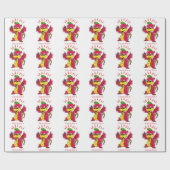 Drache Rockstar™ Geschenkpapier (Flach)