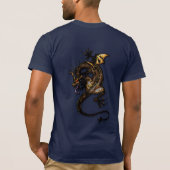 Drache-Rückseite T-Shirt (Rückseite)