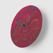 Drache runde wanduhr (Winkel)