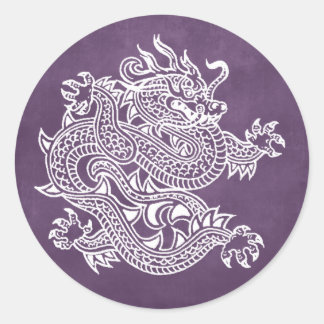 Drache Runder Aufkleber