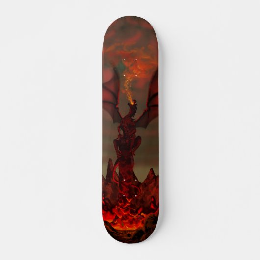 Drache-Schicksals-Skateboard Skateboard (Vorne)