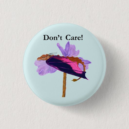 Drache-Schlafen Button (Vorderseite)