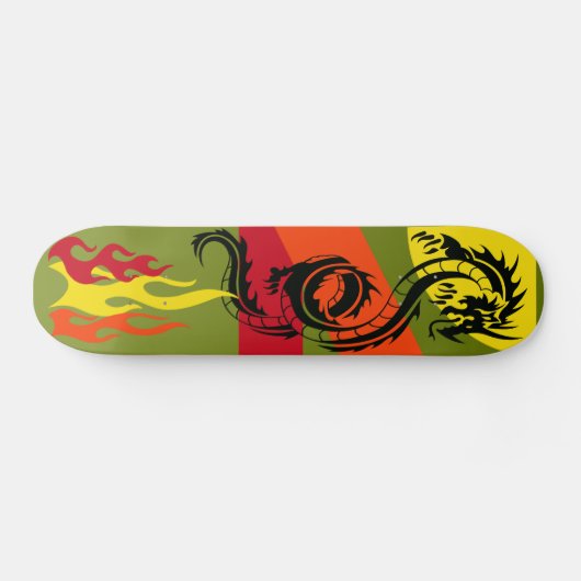 DRACHE-SCHLANGE Skateboard (Horizontal)