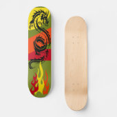 DRACHE-SCHLANGE Skateboard (Vorderseite)