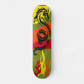 DRACHE-SCHLANGE Skateboard (Vorderseite)