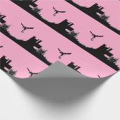 Drache-Schloss Geschenkpapier (Ecke)