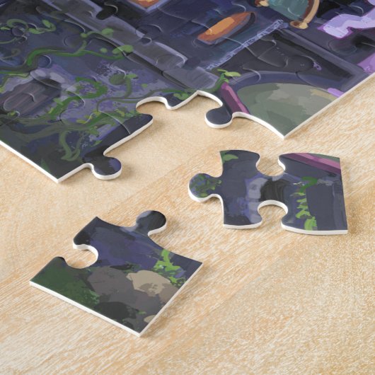 Drache-Schloss Puzzle (Seite)