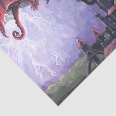 Drache-Schloss Seidenpapier (Ausschnitt)