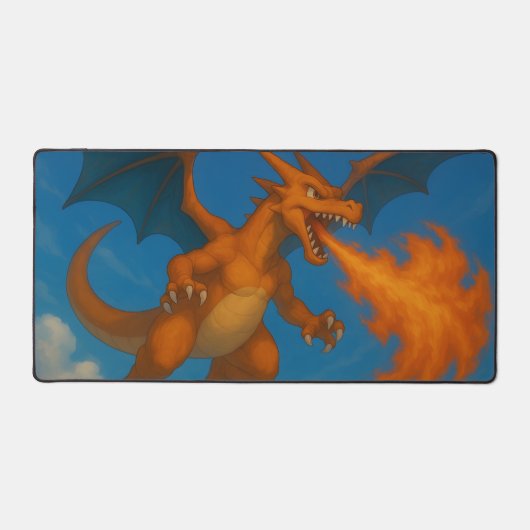 Drache Schreibtischunterlage (Vorderseite)