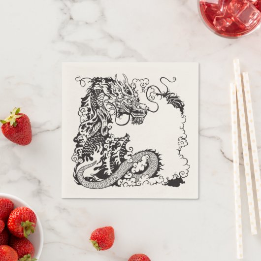 Drache Serviette (Beispiel)