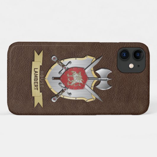 Drache Sigil Kampf-Wappen Brown Case-Mate iPhone Hülle (Rückseite (Horizontal))