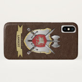 Drache Sigil Kampf-Wappen Brown Case-Mate iPhone Hülle (Rückseite (Horizontal))