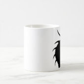 Drache-Silhouette-Tasse Kaffeetasse (Mittel)