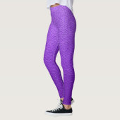 Drache-Skalaart des lila Imitats lederne Leggings (Links)