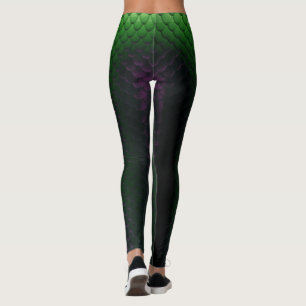 Drache-Skalen Leggings