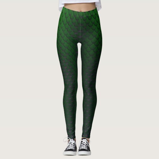 Drache-Skalen Leggings (Vorderseite)
