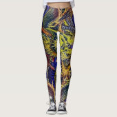 Drache-Skalen Leggings (Vorderseite)