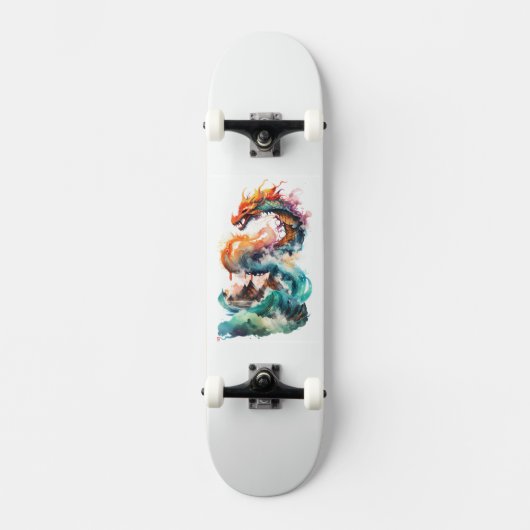 Drache Skateboard (Vorderseite)