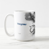 Drache-Skizze-Kaffee-Tasse Kaffeetasse (Links)