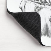 Drache-Skizze Mousepad (Ecke)