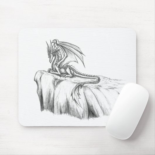 Drache-Skizze Mousepad (Mit Mouse)