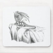 Drache-Skizze Mousepad (Vorne)