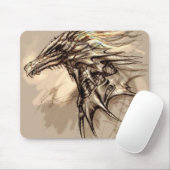 Drache-Skizze Mousepad (Mit Mouse)